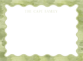 Green Watercolor Notecard