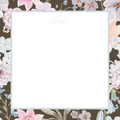 Brown Floral Notepad