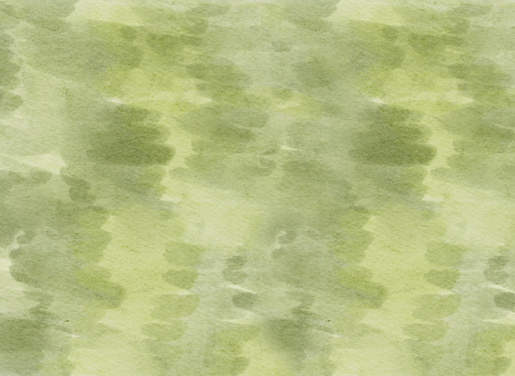 Green Watercolor Notecard