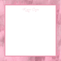 Pink Watercolor Notepad