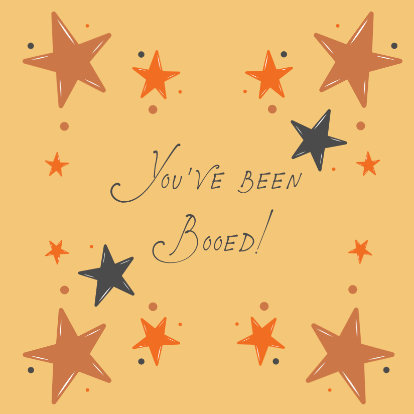 You've been BOO'd!