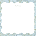 Marbled Scalloped Notepad